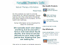 Natural Therapy Information